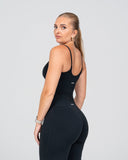 SoftLine Sculpted Essential Mid Tank with Bra support | Onyx shadow