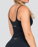 SoftLine Sculpted Essential Mid Tank with Bra support | Onyx shadow