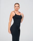 SoftLine Sculpted Essential Mid Tank with Bra support | Onyx shadow